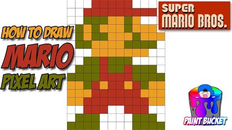 super mario bros pixel art|mario pixel art drawing grid.